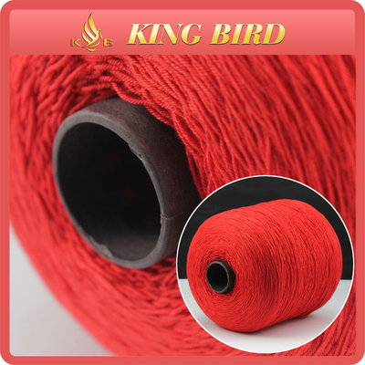 Dyed Red polyester Sewing Machine Thread Spun Ring Yarn for Industry