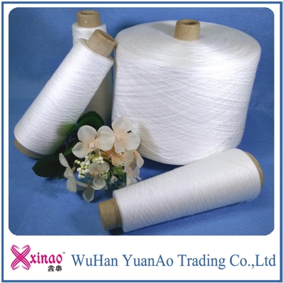 De Ring Spun Polyester Yarn do poliéster da torção linha 100% de costura branca crua de grande resistência