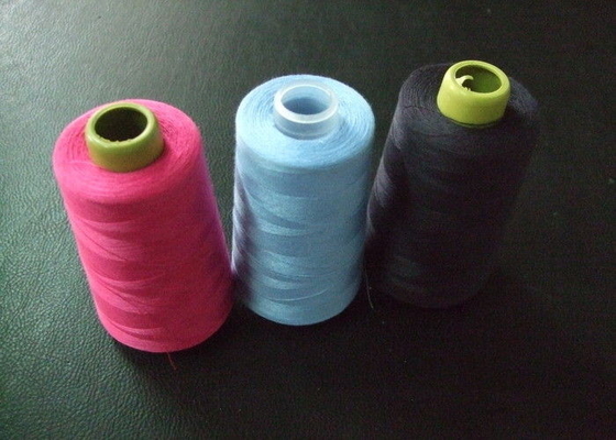 100% linha de costura do poliéster 40s/2 brancos, calor - cru tratado